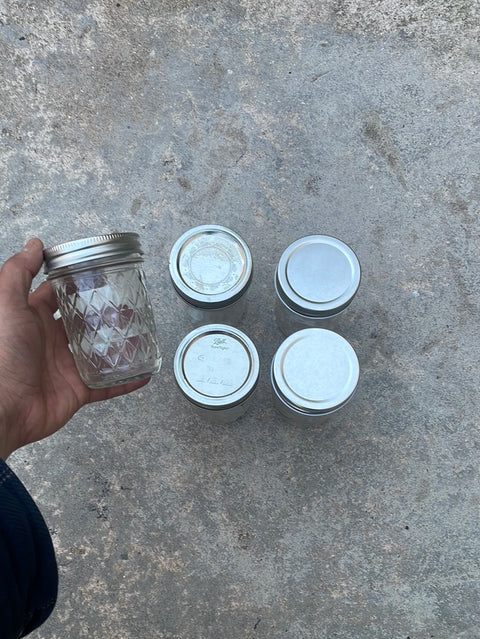 5 Small Jars