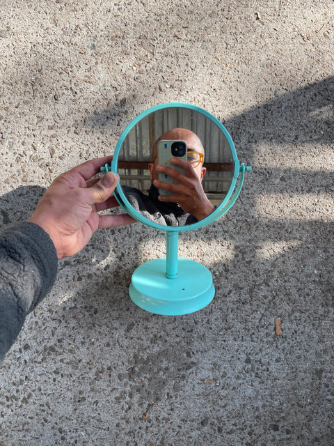 Cute Turquoise Vanity Mirror