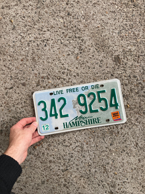 Live Free Or Die New Hampshire License Plate