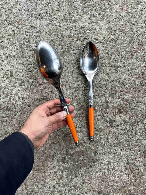 Fancy Laguiole Serving Spoons Set