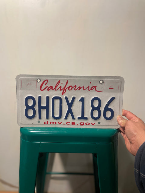 California License Plate