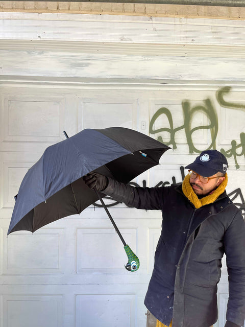 Fun Parrot Handle Umbrella