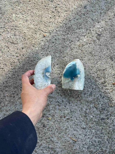 Geode Slice Decorative Pieces