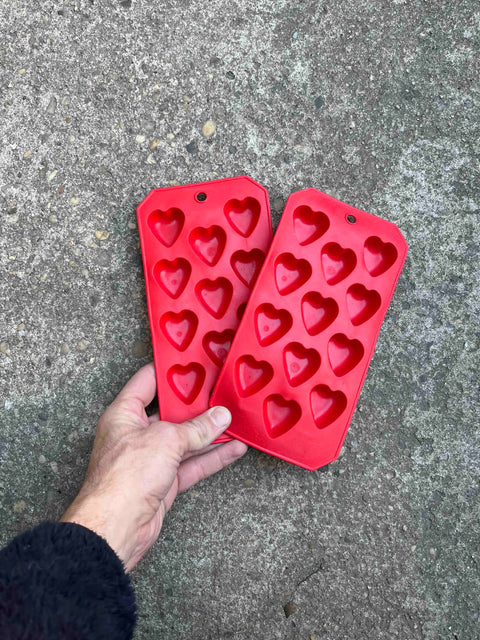 Heart-Shaped Ice Cube Trays