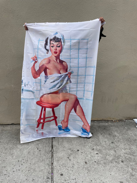 Pin-Up Shower Curtain