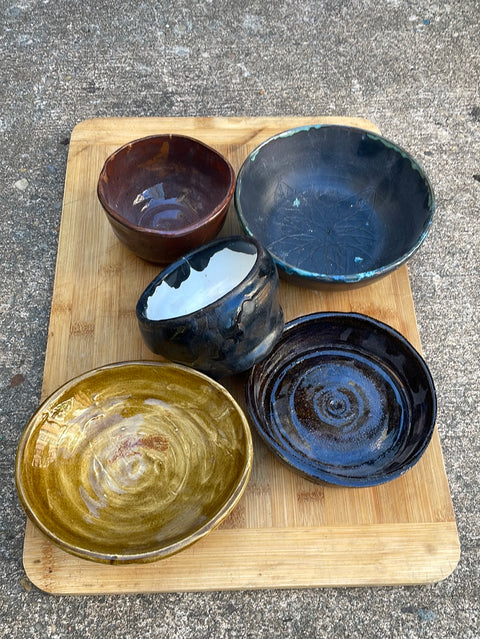 Badass Ceramic Bowls, Set of 5