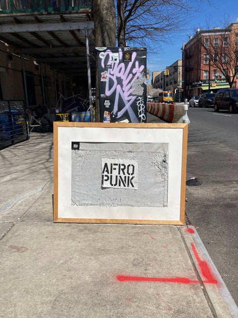 Biiig Afropunk Framed Art