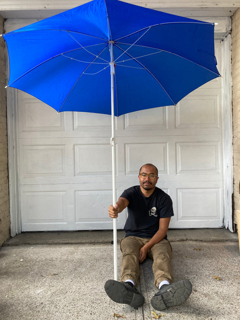 Big Blue Beach Umbrella