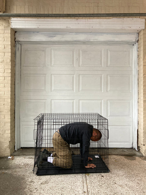 Large Foldable Dog Crate That Can Fit A Small Human, W27xL42xH31”