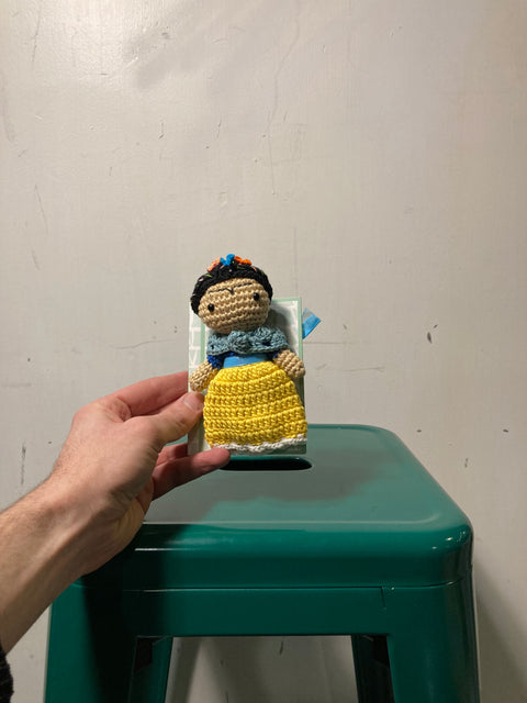 Frida Kahlo Crochet Doll