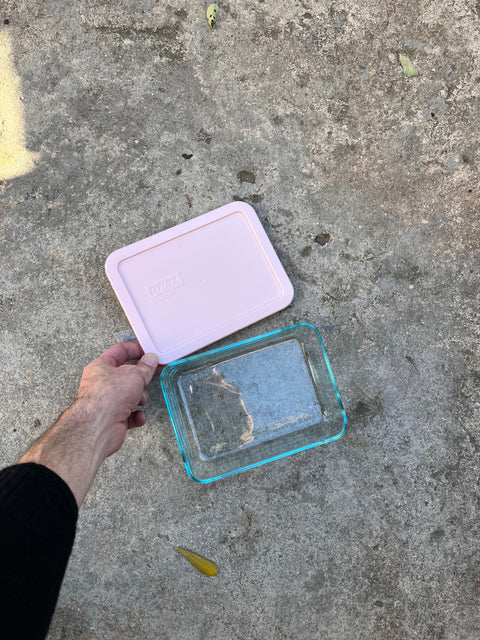 Pyrex 3 Cup Food Storage, Pink Edition