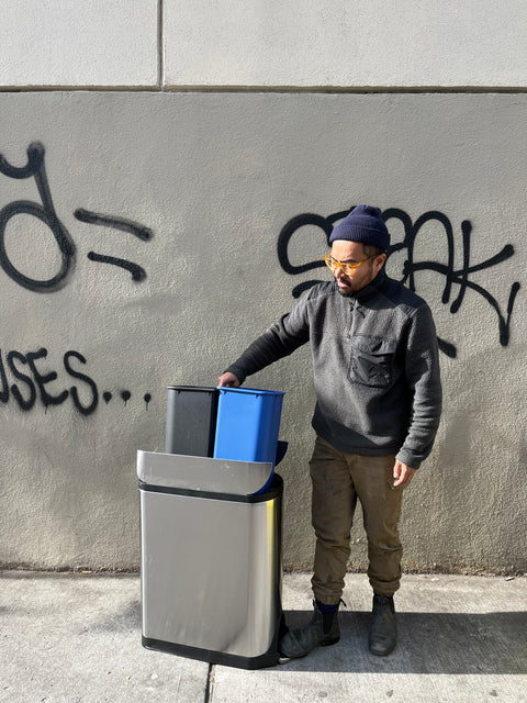 Simplehuman 45L Butterfly Step Trash Can