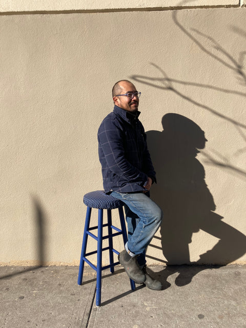 Cool Blue Stool