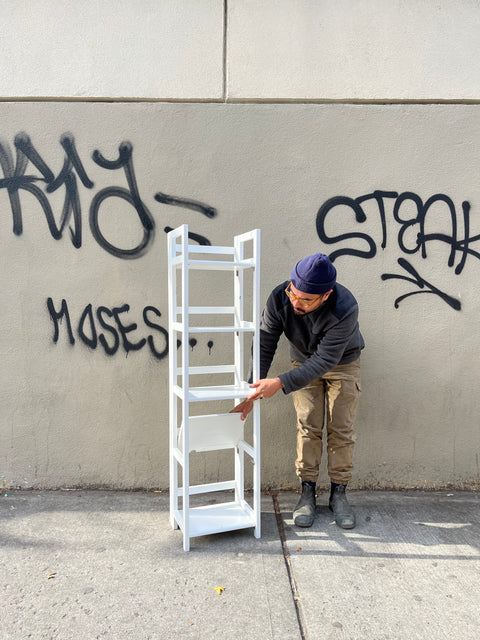 A 5-Tier Shelf You Could Fold If You Needed To