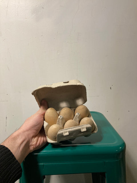 6 Wooden Eggs