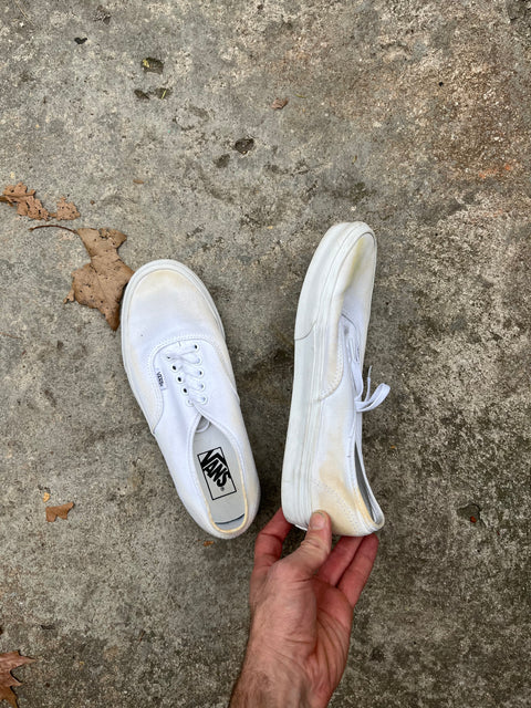 White Vans That Could Use A Lil' Wash, Size US 8.5 M or 10 W or 41 EU