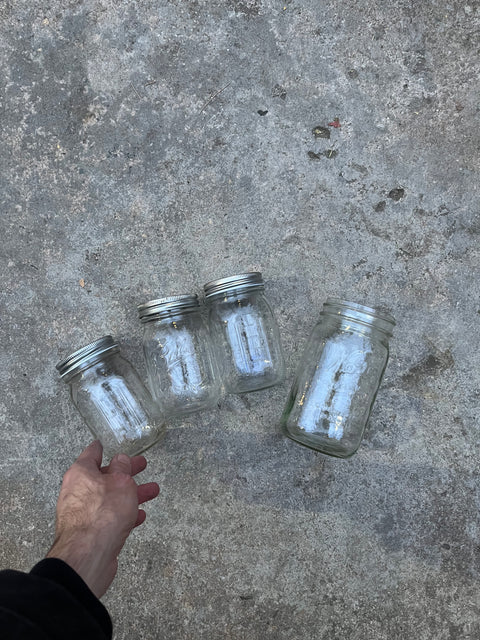 Set Of Mason Jars, Smalls & Medium