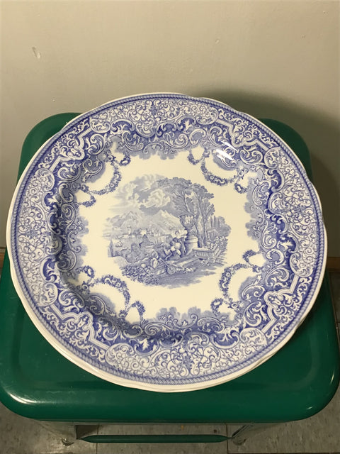 Spode Blue Room Dinner Plates, 5 Plates Set