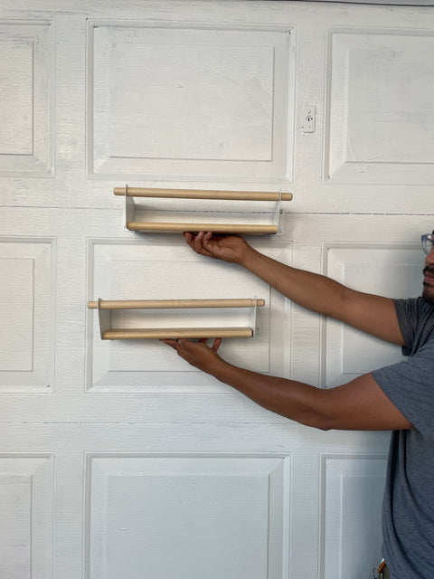 Two Spice Racks Shelves