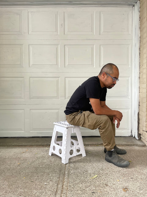 Household Plastic Folding Stool