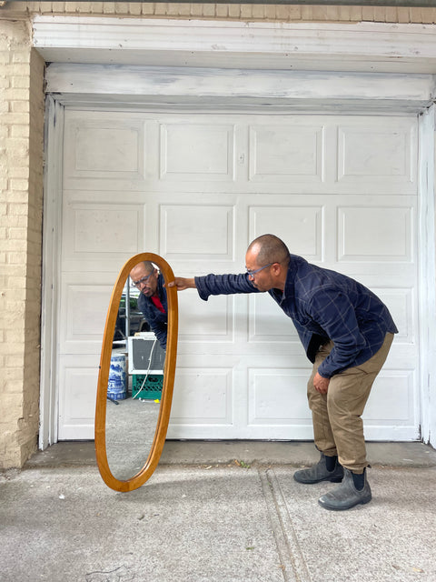 Looong Oval Mirror