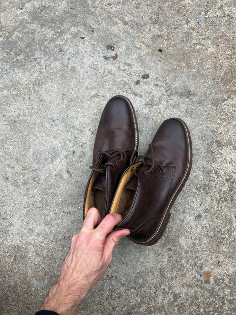 Florsheim Leather Work Boots, Size 9.5 US M or 42.5 EU