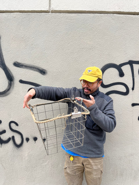 Large Metal Basket To Organize Stuff