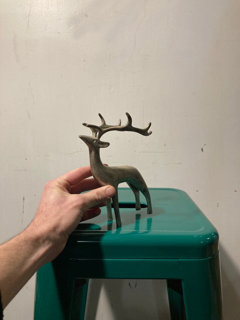 Metal Deer Statue