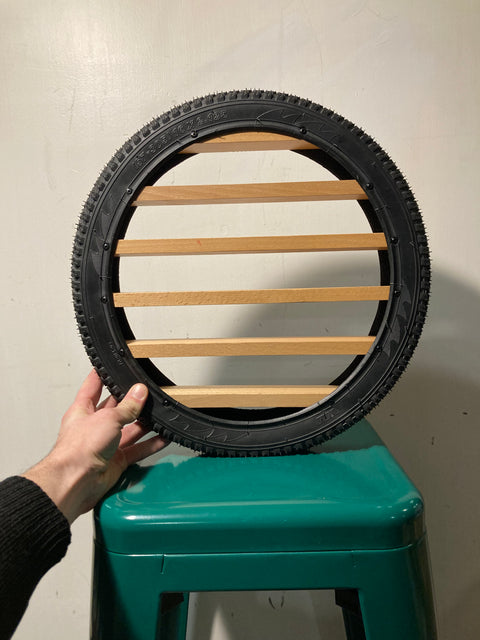 Wheel-Shaped Shelf