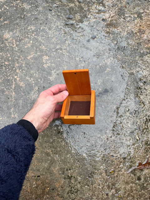 Lil' Wood Box For Lil' Treasures