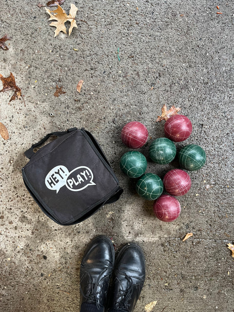 Hey! Play! Bocce Ball Set Missing The Tiny Ball