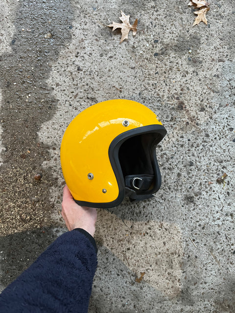 Vintage Motorcycle Helmet, Size Adult L