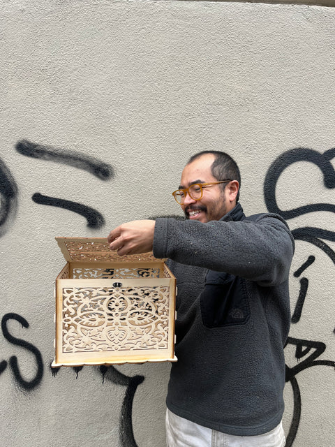 Pretty Wooden Box For Your Letters