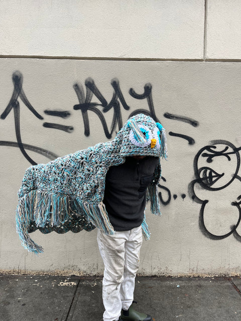 Crochet Hooded Owl Blanket!