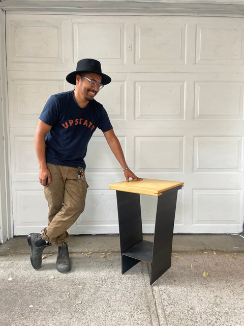 Richard Serra'esque Side Table