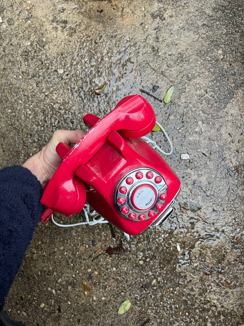 Retro Rotary Dial Telephone, Untested