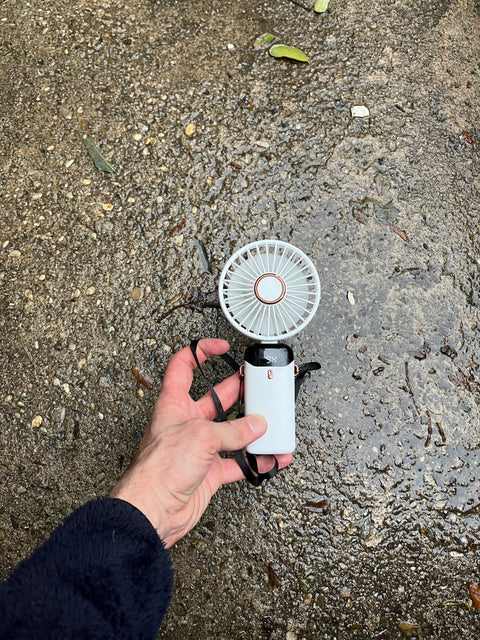 Mini Rechargeable Fan With 5 Speeds