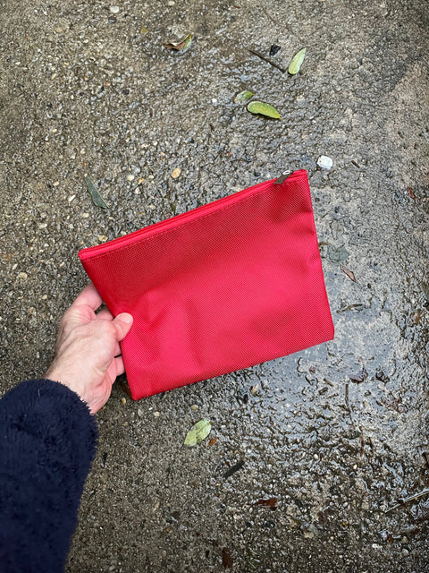 Just A Red Storage Pouch For Travels