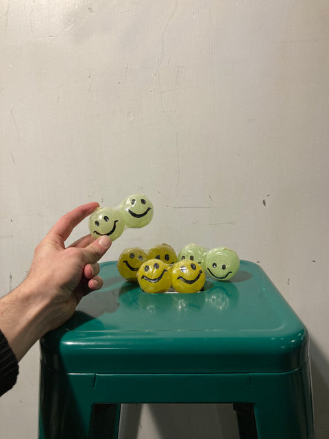 Bunch of Smiley Faces Candles