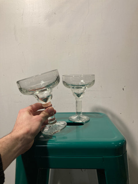 2 Big Ass Margarita Glasses