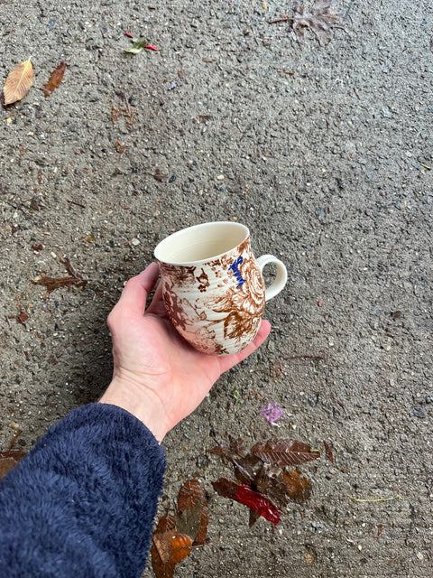 Anthropologie Homegrown Monogram R Mug