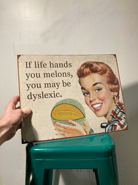 Fun Vintage Metal Poster