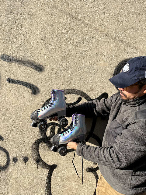 Impala Holographic Rollerskates, Size 7 US W or 38 EU