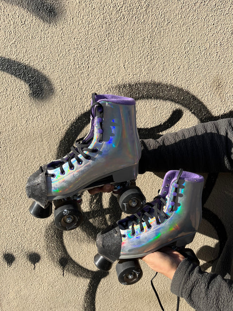 Impala Holographic Rollerskates, Size 7 US W or 38 EU