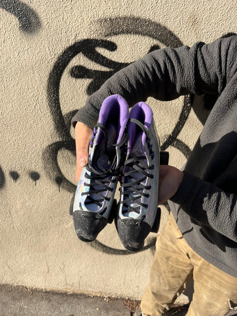 Impala Holographic Rollerskates, Size 7 US W or 38 EU