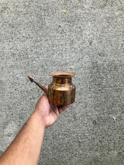 Cute Brass Oil Can