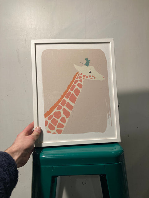 Melancholy Giraffe + Ratatouille Print