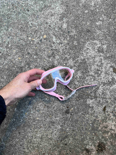 Kids Pink Swim Goggles