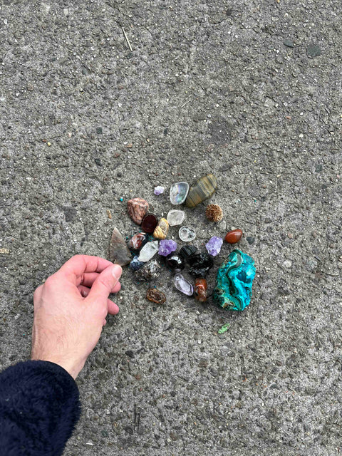 Collection of Crystals and Stones