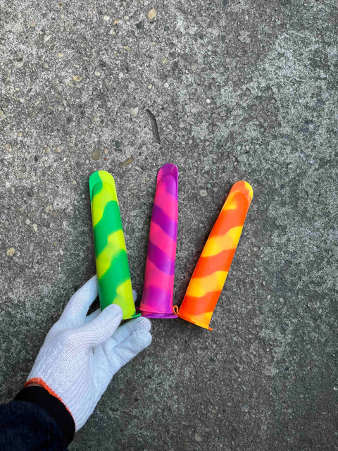 Colorful Silicone Ice Pop Molds